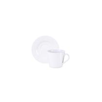 Kit Xícara e Pires de Chá Tramontina Ingrid em Porcelana Decorada 185 ml 12 Peças