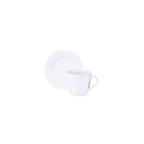 Kit Xícara E Pires De Chá Tramontina Ingrid Em Porcelana Decorada 185 Ml 12 Peças