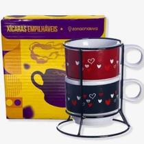 Kit Xicaras C/2pcs 150ml A Gente Se Escolhe Kit Xicaras C/2pcs 150ml A Gente Se Escolhe