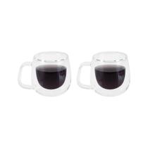 Kit Xícaras Chá/Cappuccino Porcelana 300ml 2pçs Kit Xícaras Chá/Cappuccino Porcelana 300ml 2pçs
