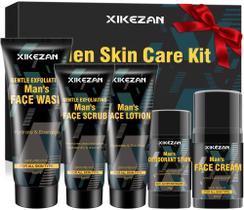 Kit XIKEZAN de Cuidados com a Pele Masculina - Loção Esfoliante e Desodorante