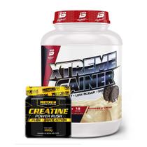 Kit Xtreme Gainer 3Kg Bio Sports USA + Creatina Power Rush 300g Pretorian