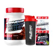 Kit Xtreme Whey900g 100 Creatina150g Forza Max300g Coquet