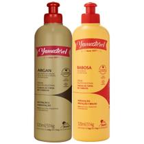 Kit Yamasterol Argan + Babosa Creme Multifuncional Capilar Hidratação Brilho Yama Profissional 320ml Kit Yamasterol Argan + Babosa Creme Multifuncional Capilar Hidratação Brilho Yama Profissional 320ml