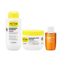 Kit Yellow Nutritive Tratamento Nutritivo - Shampoo 500ml + Máscara 300ml + Óleo Capilar 100ml Kit Yellow Nutritive Tratamento Nutritivo - Shampoo 500ml + Máscara 300ml + Óleo Capilar 100ml