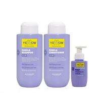 Kit Yellow Purple Silver - Shampoo & Condicionador 500ml + Pure Sérum 100ml Kit Yellow Purple Silver - Shampoo & Condicionador 500ml + Pure Sérum 100ml