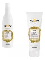 Kit Yellow Star Shampoo E Leave-in Brilho Instantâneo Kit Yellow Star Shampoo E Leave-in Brilho Instantâneo