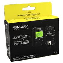 Kit YN622N com trasmissor LCD e trasceptor p/ cameras NIKON - Yongnuo