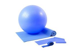 Kit yoga/pilates azul 500102 - WCT FITNESS