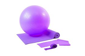 Kit yoga/pilates roxo 500103