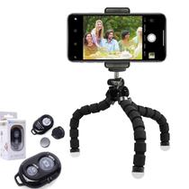 Kit Youtuber Mini Tripé Celular Universal Controle Bluetooth