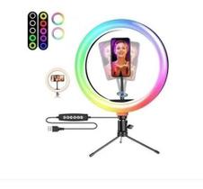 Kit Youtuber Ring Light Tripé Suporte Selfie Iluminação