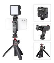 Kit Youtuber Self Luz Vl49 Mini Tripe Suporte St-06