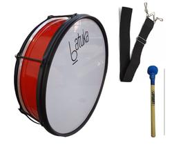 Kit Zabumba 15x18 Alumisteel Vermelho 8 Afin Batuka 60081VM