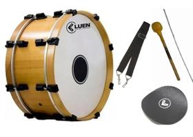 Kit Zabumba 20x18 Madeira Afin Dupla Luen E Acessorios