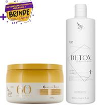 Kit Zap Shampoo Anti Resíduos 500ml e Máscara 60 Segundos Hidratação 400g
