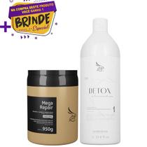 Kit Zap Shampoo Anti Resíduos e Mega Repair Máscara 950g