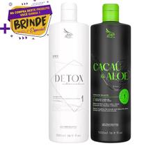 Kit Zap Shampoo Detox e Máscara Cacau E Aloe 500ml Kit Zap Shampoo Detox e Máscara Cacau E Aloe 500ml