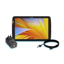 Kit Zebra Tablet ET45 SE4710 Com Cabo USB-C e Fonte