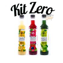 Kit Zero Dilute Frutas Vermelhas, Limão e Maça Verde - Dilute Premium
