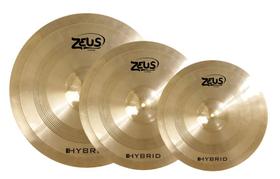 Kit zeus hybrid set-c hi-hat 14 crash 16 ride 20 bag