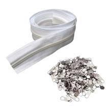 Kit Zíper Nº 05 Ou 6 C/ 25 Metros + 50 Cursores