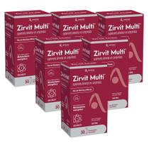 Kit Zirvit Multi Arese Com 6 Caixas De 30 Comprimidos Revestidos Cada