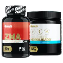 Kit Zma 120 Caps + Colágeno em Pó 150g Growth Supplements