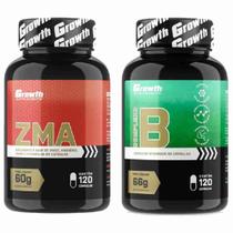 Kit Zma 120 Caps + Complexo B 120 Caps Growth Supplements