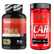 Kit Zma 120 Caps Growth + L-Carnitina 120 Caps IntegralMedica - Growth Supplements