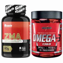 Kit Zma 120 Caps Growth + Omega 3 60 Caps IntegralMedica - Growth Supplements