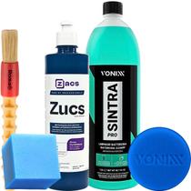 KIT Zucs Restaurador Revitalizador Plástico Automotivo Interno Externo Zacs + APC multiação Sintra 1.5 Vonixx KIT Zucs Restaurador Revitalizador Plástico Automotivo Interno Externo Zacs + APC multiação Sintra 1.5 Vonixx