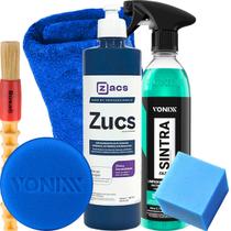 KIT Zucs Restaurador Revitalizador Plástico Automotivo Interno Externo Zacs + APC multiação Sintra Fast Vonixx KIT Zucs Restaurador Revitalizador Plástico Automotivo Interno Externo Zacs + APC multiação Sintra Fast Vonixx
