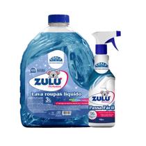 Kit Zulu Perfumes Lava Roupas Bicarbonato 3L, Passa Fácil Limpeza Completa Roupas Impecáveis Kit Zulu Perfumes Lava Roupas Bicarbonato 3L, Passa Fácil Limpeza Completa Roupas Impecáveis