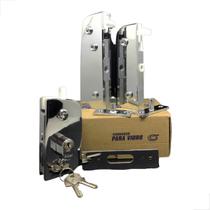 Kit01 - Instalação De Porta De Vidro Pivotante Metal Cromado