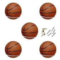 Kit05 Suporte Bola Futebol Basquete Vôlei +parafusos Buchas
