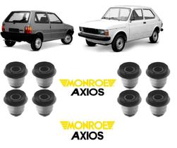 Kit08 Bucha Bandeja Suspensão Tras Fiat147 83/88 Uno84 Axios