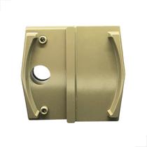 kit09A - Porta Correr Blindex Sem Miolo Metal Bronze