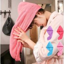 Kit1 ou 3 ou 6 (unidades)Toalha De Cabelo Banho, Toalha Grossa Mágica Para Secar Cabelo De Microfibra Grossa Touca Pós