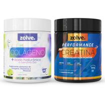 Kit1 Pote Creatina Performance + Skin Colágeno Verisol Limão