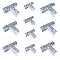 Kit10 emenda perfilado "t"