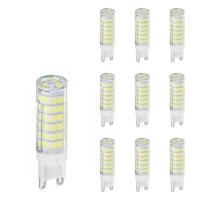 Kit10 Lâmpada Led Halopim G9 7w Lustres E Pendentes Bivolt - BRANCO FRIO