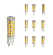 Kit10 Lampada Led Halopim G9 7w Para Lustre Arandela BRANCO QUENTE
