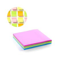 Kit10 PostIt Bloco de Notas 7,6cm Autoadesivo Colorido 1.000fls