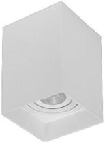 Kit10 Spot Sobrepor Par20 Quadrado Direcionavel Branco Zan93