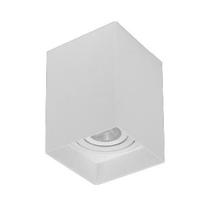 Kit10 Spot Sobrepor Par20 Quadrado Direcionavel Branco Zan93