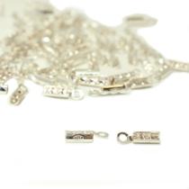 Kit10 Terminal Joia Prensa 1 mm Corrente Pulseira Prata 925 Kit10 Terminal Joia Prensa 1 mm Corrente Pulseira Prata 925