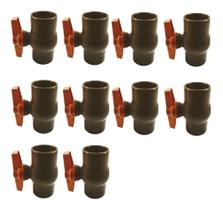 Kit10pçs - Registro Esfera Soldável Viqua 32mm Kit10pçs - Registro Esfera Soldável Viqua 32mm