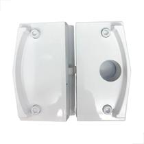 Kit11 Janela De Correr VIdro Blindex Metal Sem Miolo Branco