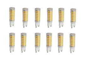 Kit12 Lâmpada Led Halopim G9 7w Lustres E Pendentes Bivolt - BRANCO QUENTE Kit12 Lâmpada Led Halopim G9 7w Lustres E Pendentes Bivolt - BRANCO QUENTE